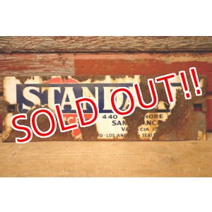 画像: dp-240207-22 STANDARD FENCE Metal Sign