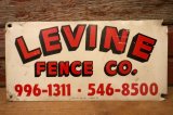 画像: dp-240207-22 LEVINE FENCE CO. Metal Sign