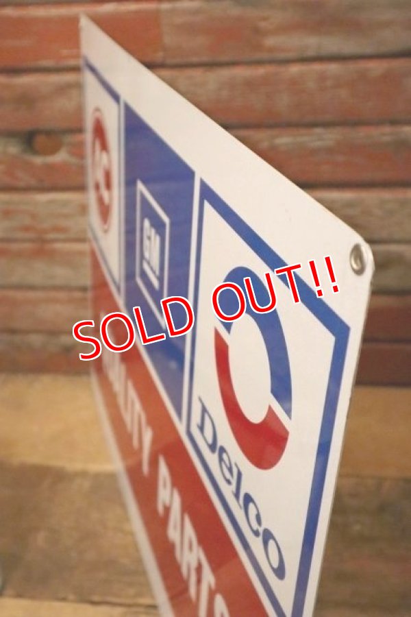 画像7: dp-240207-08 AC GM Delco / QUALITY PARTS Metal Sign