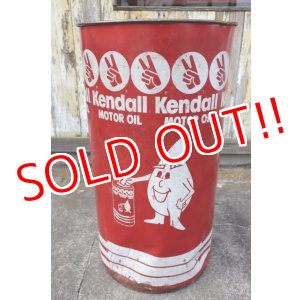 画像: dp-240207-02 Kendall / 1990's 16 U.S. GALLONS MOTOR OIL CAN
