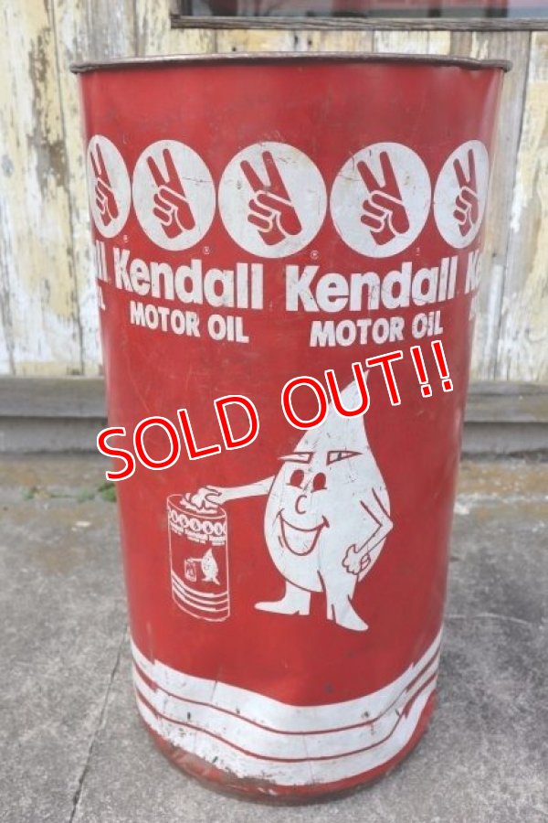 画像1: dp-240207-02 Kendall / 1990's 16 U.S. GALLONS MOTOR OIL CAN