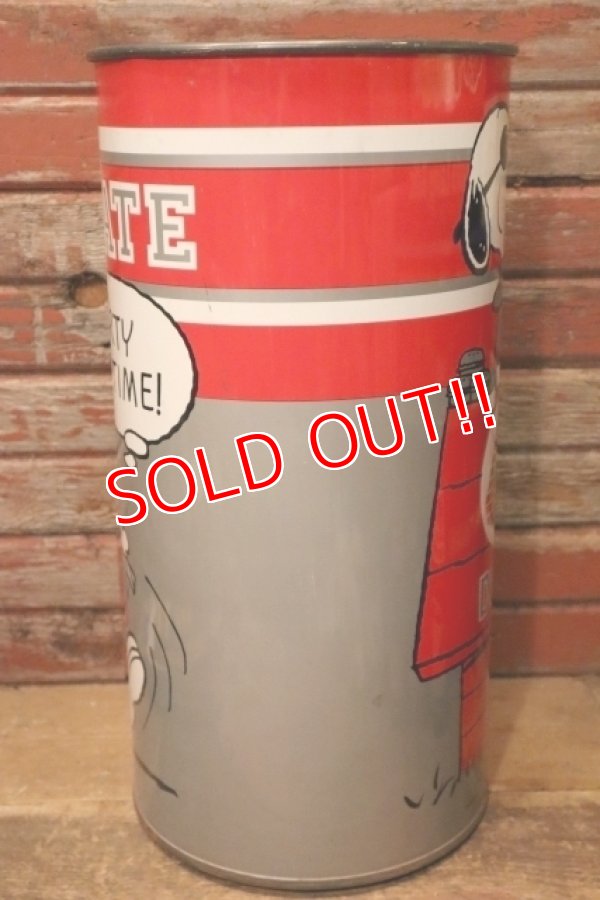 画像9: ct-240207-01 Snoopy (Joe Cool) / OHIO STATE UNIVERSITY 1980's-1990's Trash Can
