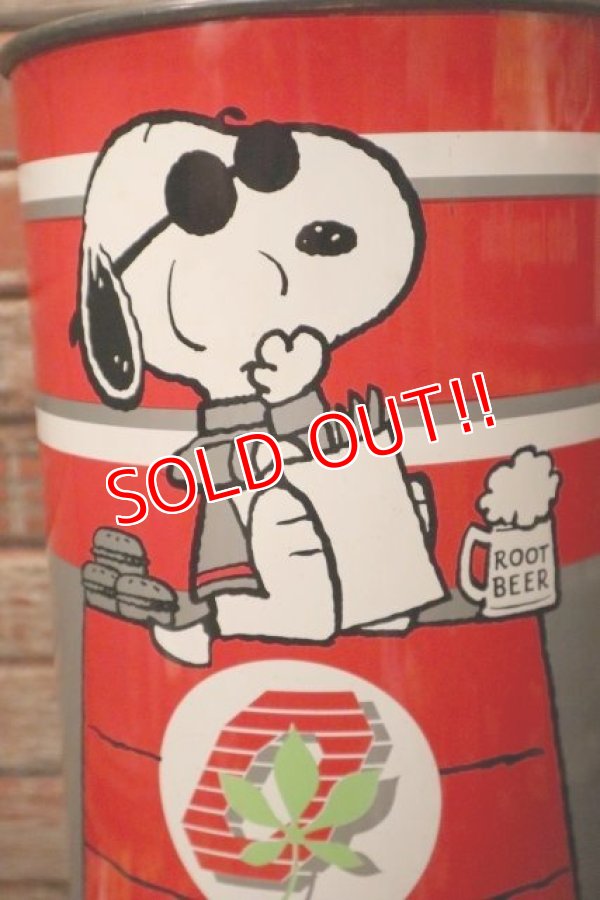 画像6: ct-240207-01 Snoopy (Joe Cool) / OHIO STATE UNIVERSITY 1980's-1990's Trash Can