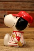 画像5: ct-240214-02 Snoopy / Determined 1970's Ceramic Bank "Baseball"