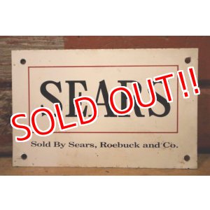 画像: dp-240207-22 Sears, Roebuck and Co. / 1980's〜 Metal Sign