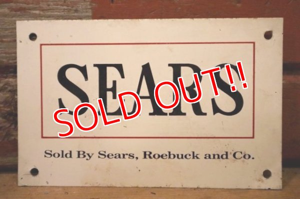 画像1: dp-240207-22 Sears, Roebuck and Co. / 1980's〜 Metal Sign