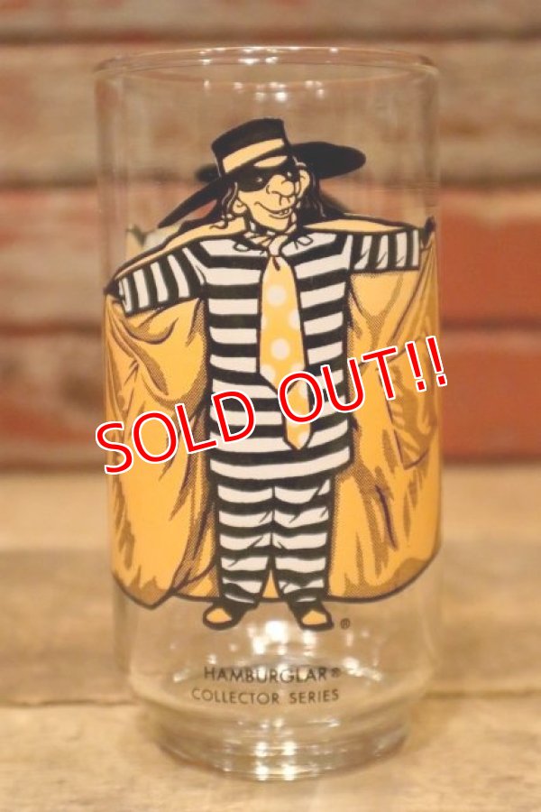 画像1: gs-240207-18 McDonald's / 1970's Collector Series "Hamburglar" Glass