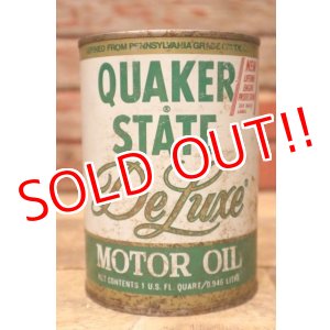 画像: dp-240207-18 QUAKER STATE / De Luxe Motor Oil One U.S. Quart Can