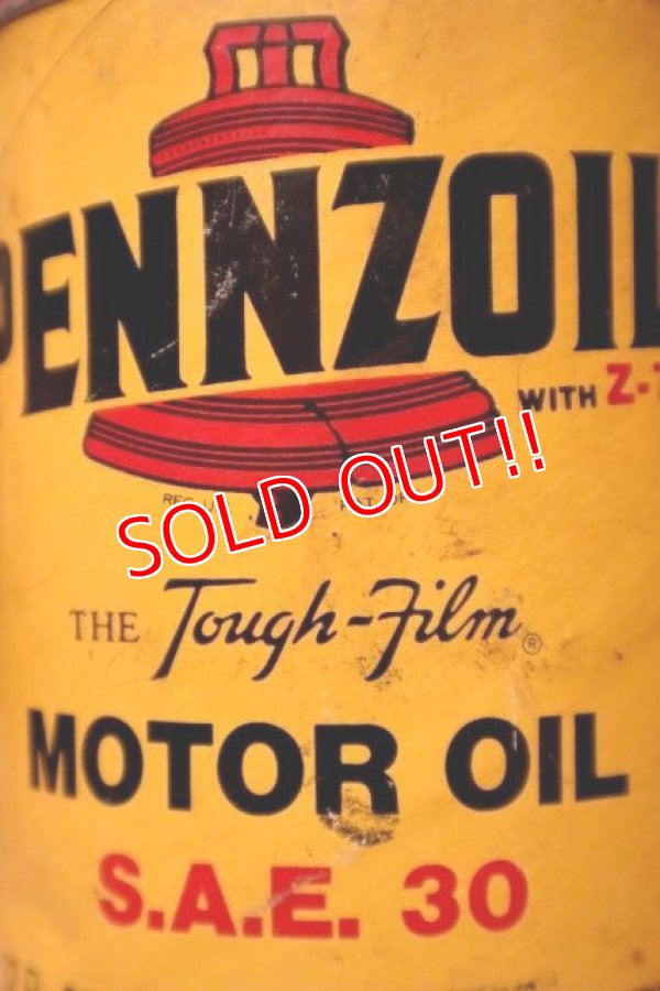 画像2: dp-240207-18 PENNZOIL / SAE-30 One U.S. Quart Can