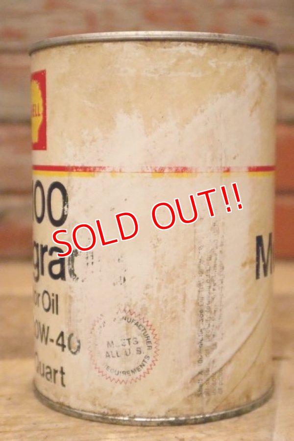 画像3: dp-240207-18 SHELL / X-100 Multigrade U.S. One Quart Motor Oil Can