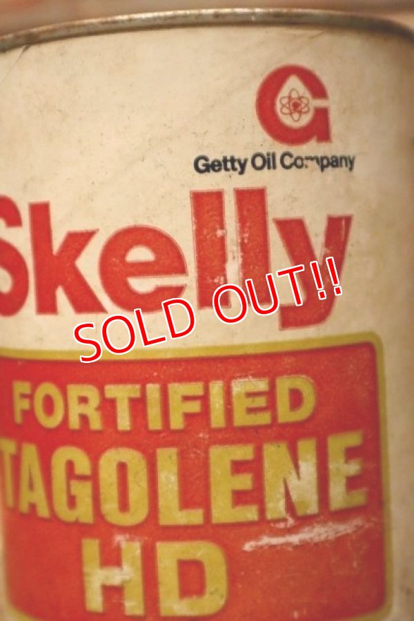 画像2: dp-240124-41 Skelly FORTIFIED TAGOLENE HD One U.S. Quart Motor Oil Can