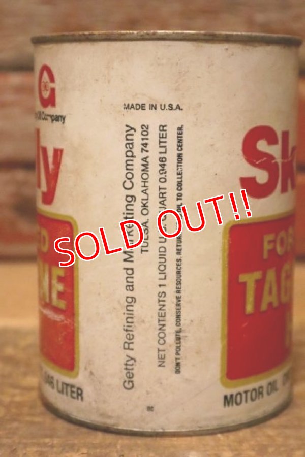 画像6: dp-240124-41 Skelly FORTIFIED TAGOLENE HD One U.S. Quart Motor Oil Can
