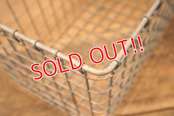 画像7: dp-240124-36 KASPAR WIRE WORKS / Vintage Wire Basket "120"