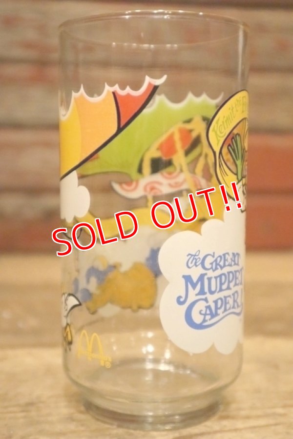 画像5: gs-240207-04 Muppets / McDonald's 1981 "The Great Muppet Caper!" Kermit, Fozzie and Gonzo Glass