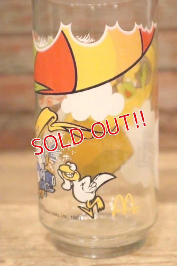 画像4: gs-240207-04 Muppets / McDonald's 1981 "The Great Muppet Caper!" Kermit, Fozzie and Gonzo Glass