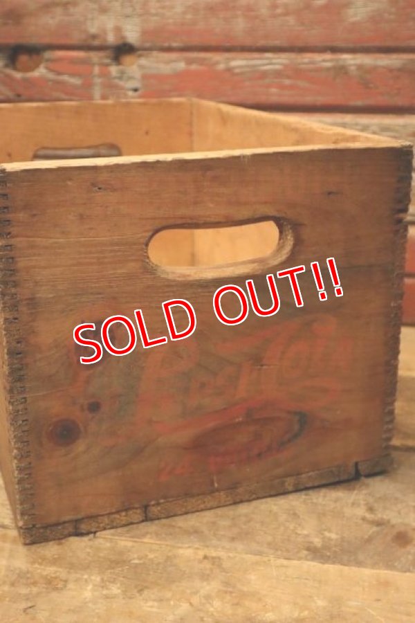画像6: dp-240124-28 PEPSI-COLA / 1950's-1960's Wood Box