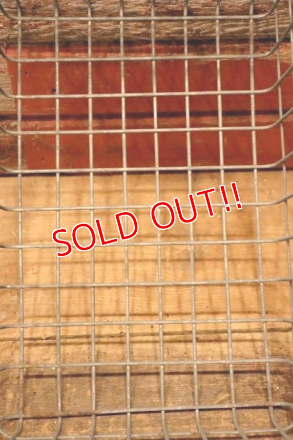 画像9: dp-240124-36 KASPAR WIRE WORKS / Vintage Wire Basket "120"