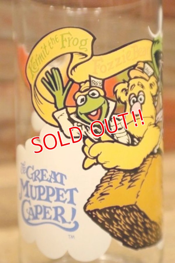 画像2: gs-240207-04 Muppets / McDonald's 1981 "The Great Muppet Caper!" Kermit, Fozzie and Gonzo Glass