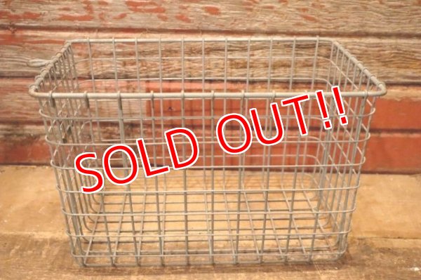 画像3: dp-240124-36 KASPAR WIRE WORKS / Vintage Wire Basket "120"