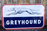 画像: dp-240301-03 GREYHOUND / 1950's W-sided Porcelain Sign