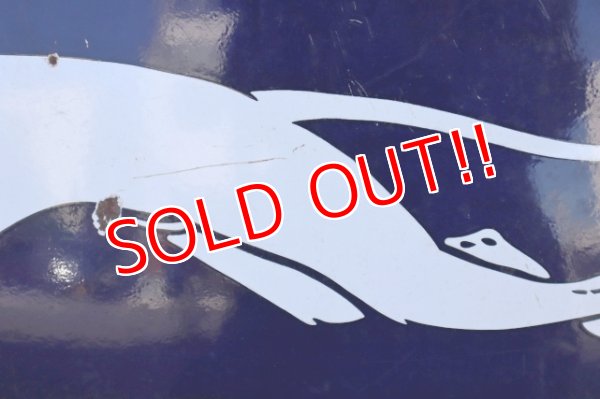 画像7: dp-240301-02 GREYHOUND / 1950's W-sided Porcelain Sign