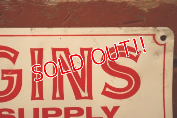 画像3: dp-240207-22 COGGINS FENCE & SUPPLY Metal Sign