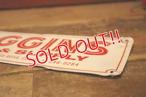 画像5: dp-240207-22 COGGINS FENCE & SUPPLY Metal Sign