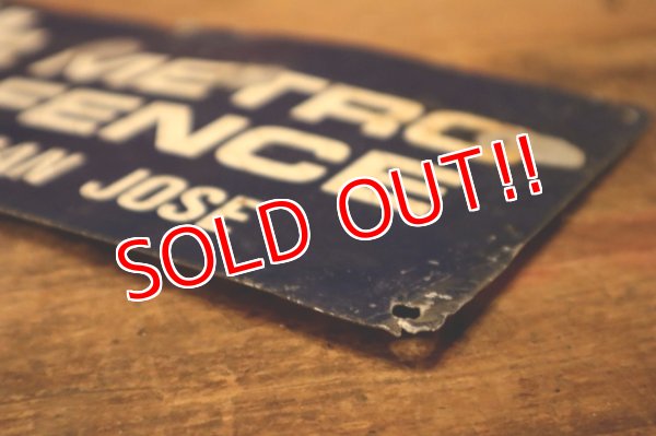 画像6: dp-240207-22 METRO FENCE Metal Sign