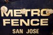 画像3: dp-240207-22 METRO FENCE Metal Sign