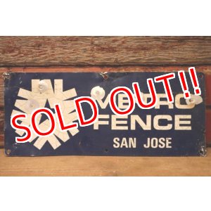 画像: dp-240207-22 METRO FENCE Metal Sign