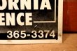 画像3: dp-240207-22 NORTHERN CALIFORNIA FENCE Metal Sign