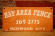 画像1: dp-240207-22 BAY AREA FENCE Metal Sign