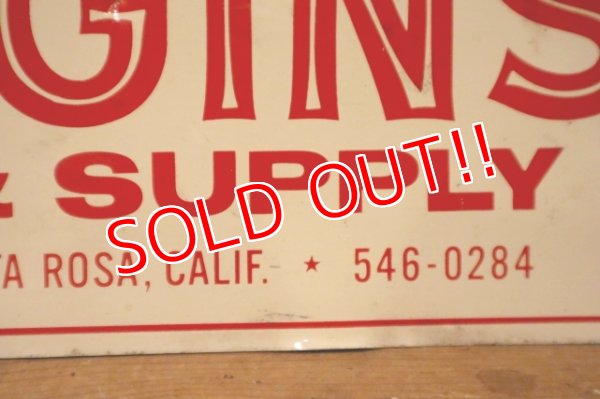 画像4: dp-240207-22 COGGINS FENCE & SUPPLY Metal Sign