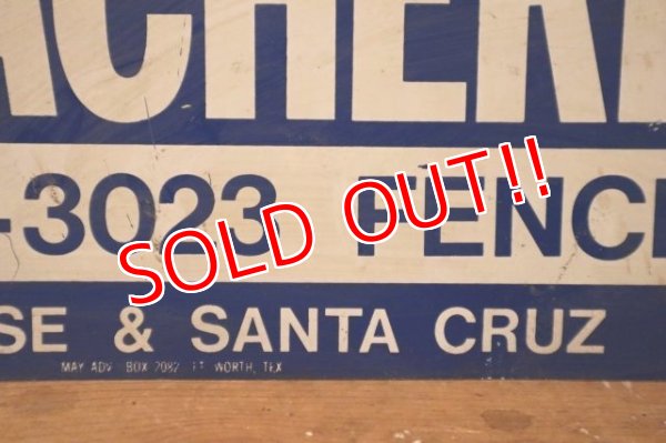 画像3: dp-240207-22 ABACHERLI FENCE Metal Sign