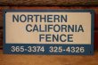 画像1: dp-240207-22 NORTHERN CALIFORNIA FENCE Metal Sign
