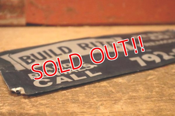 画像4: dp-240207-22 BUILD RITE FENCE CO. Metal Sign