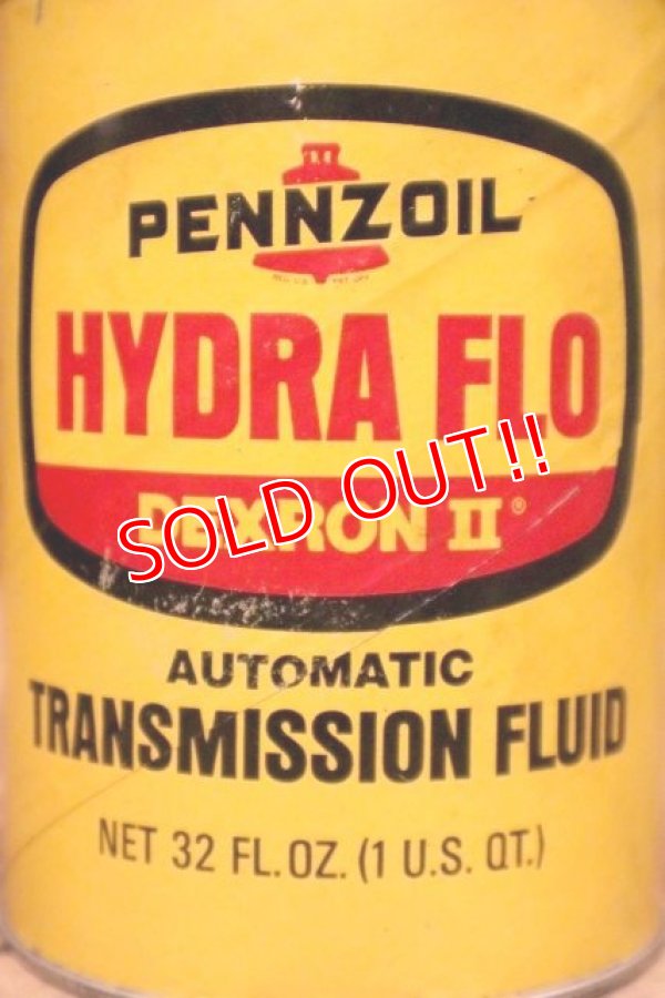 画像2: dp-230901-120 PENNZOIL / HYDRA FLO DEXRON II AUTOMATIC TRANSMISSION FLUID One U.S.Quart Oil Can