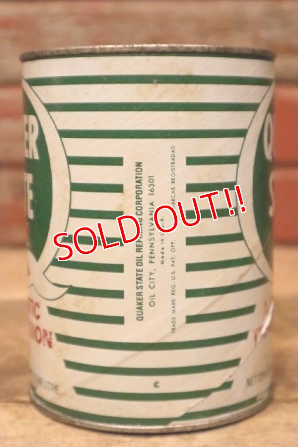 画像5: dp-230901-120 QUAKER STATE / F-L-M AUTOMATIC TRANSMISSION FLUID One U.S.Quart Can