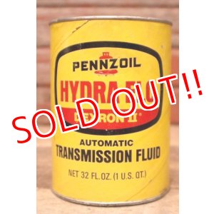 画像: dp-230901-120 PENNZOIL / HYDRA FLO DEXRON II AUTOMATIC TRANSMISSION FLUID One U.S.Quart Oil Can