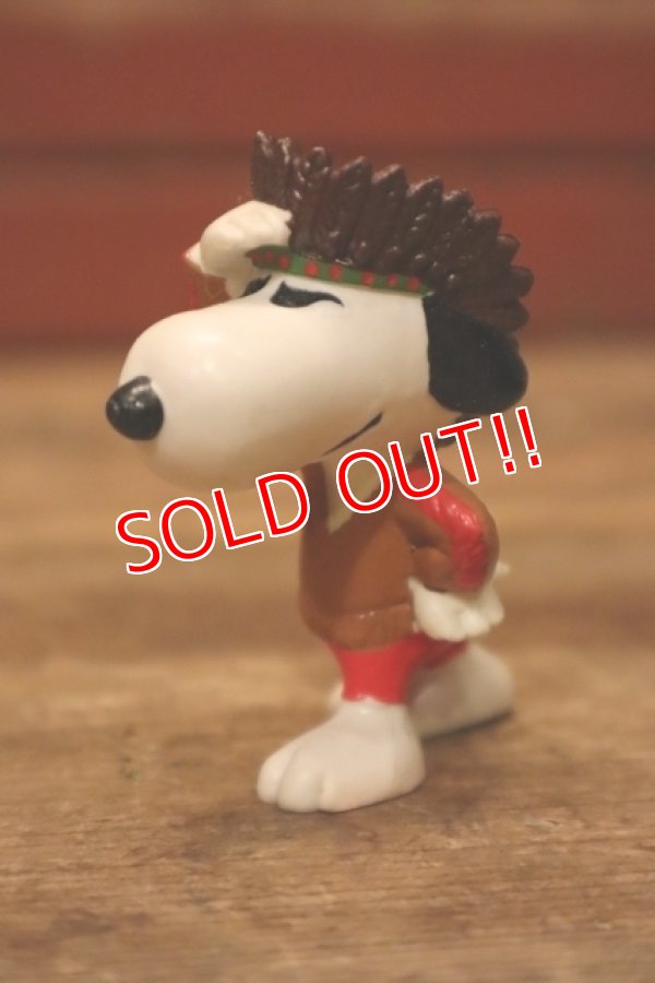 画像1: ct-240214-195 Snoopy / Schleich PVC Figure "Indian"