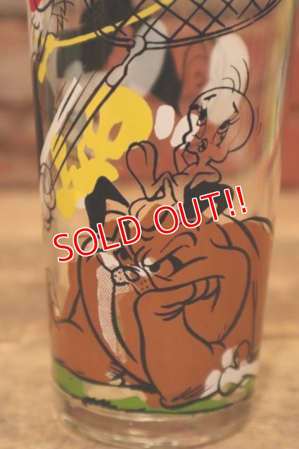 画像2: gs-240301-09 【エラー品】Tweety & Sylvester / PEPSI 1976 Collector Series Glass