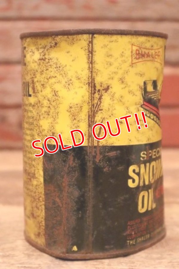 画像5: dp-240207-18 SHALER RISLONE / SNOWMOBILE OIL One U.S. Quart Can