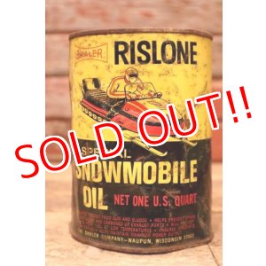 画像: dp-240207-18 SHALER RISLONE / SNOWMOBILE OIL One U.S. Quart Can