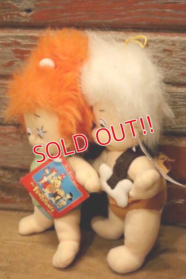 画像5: ct-240214-90 Pebbles & Bamm Bamm / NANCO 1990's Plush Doll Set