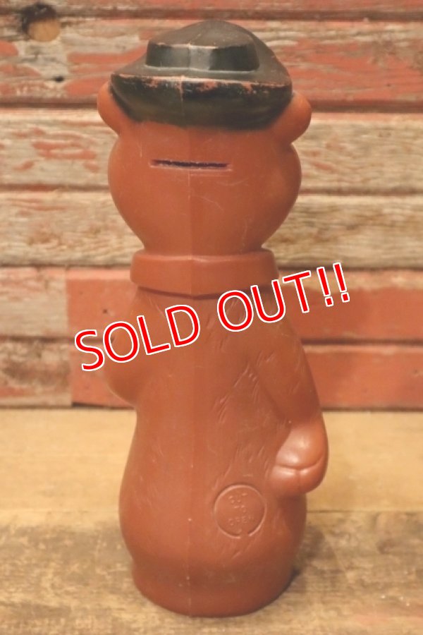 画像7: ct-240214-66 Yogi Bear / Knickerbokcer 1960's Plastic Big Coin Bank