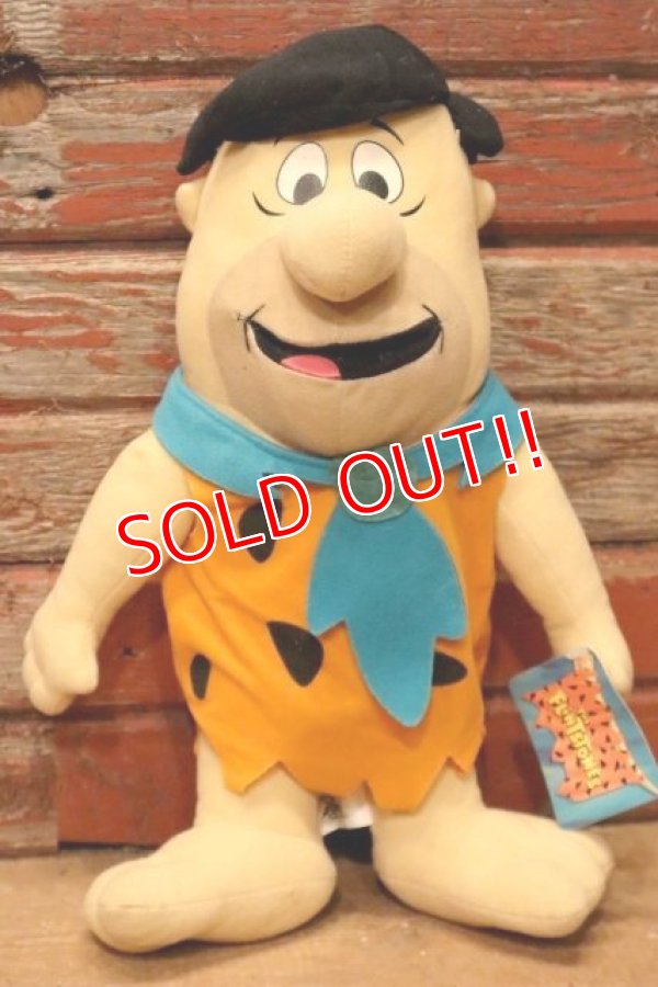 画像1: ct-240214-91 Fred Flintstone / Toy Factory 1990's Plush Doll