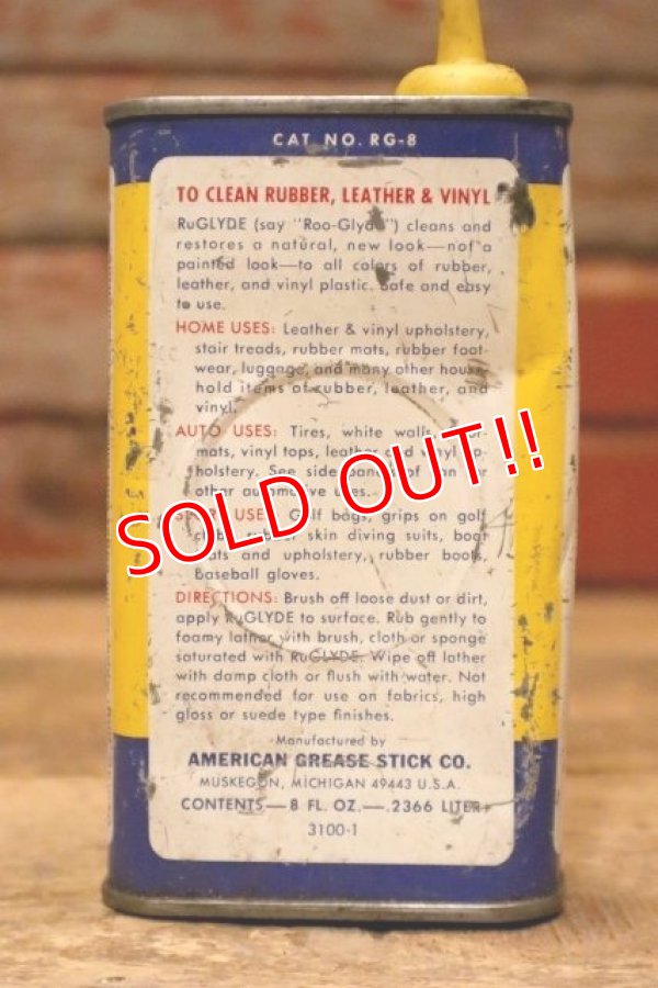 画像5: dp-231012-111 RU-GLYDE Rubber Lubricant Cleans / Vintage Handy Can