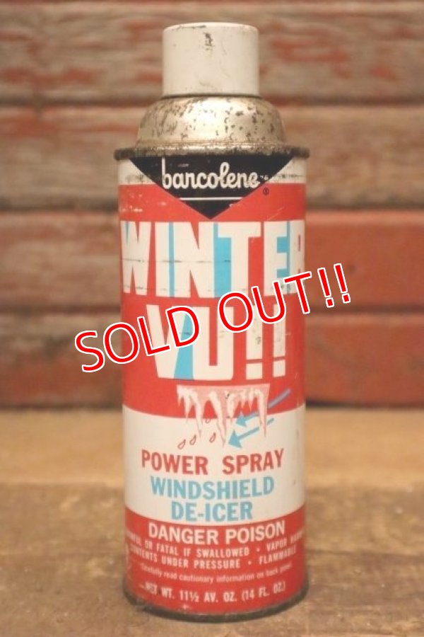 画像1: dp-231012-98 BARCOLENE / WINTER VU!! WINDSHIELD DE-ICER Spray Can