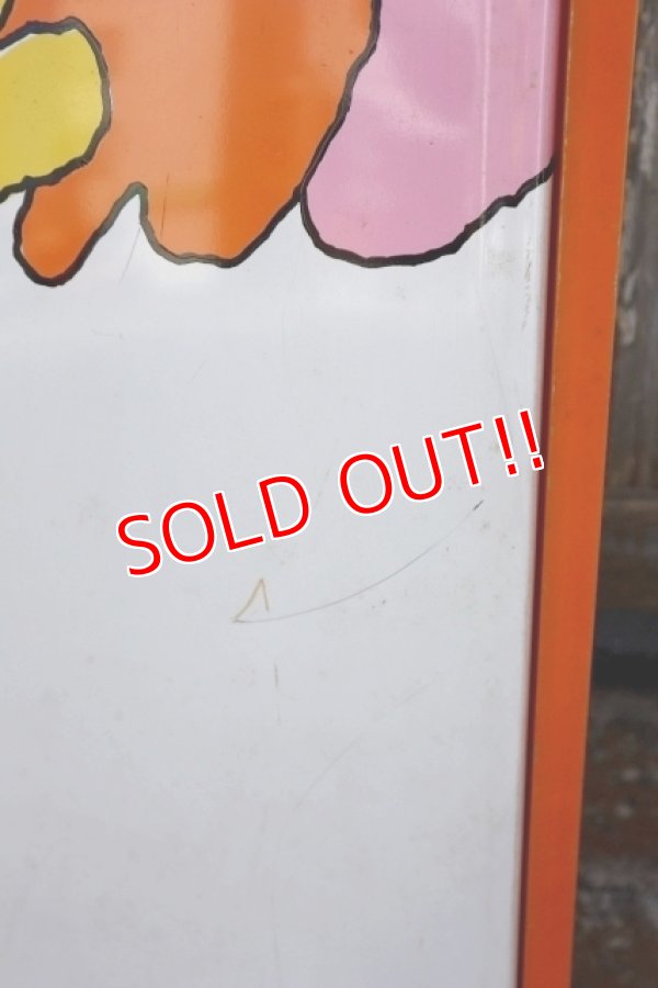 画像5: dp-240301-01 7up × Peter Max / 1970's Huge W-sided Metal Sign