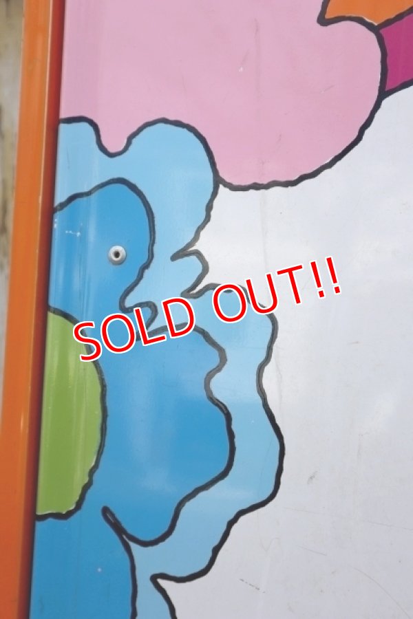 画像20: dp-240301-01 7up × Peter Max / 1970's Huge W-sided Metal Sign